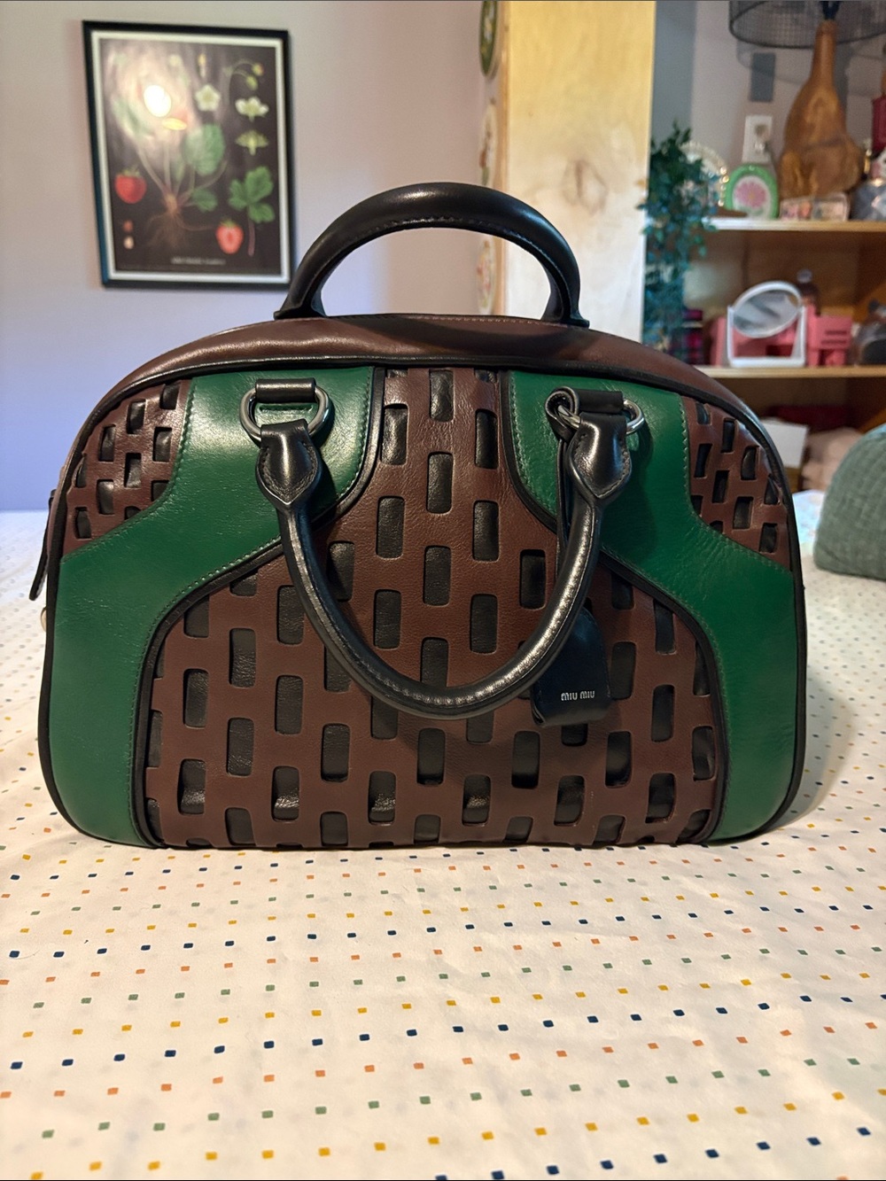 Pre loved Miu Miu Bowling Bag Purse